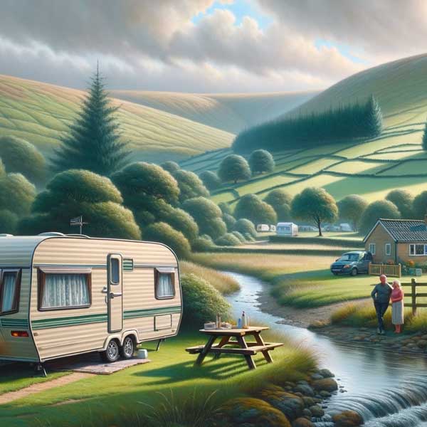 Secure caravan owner