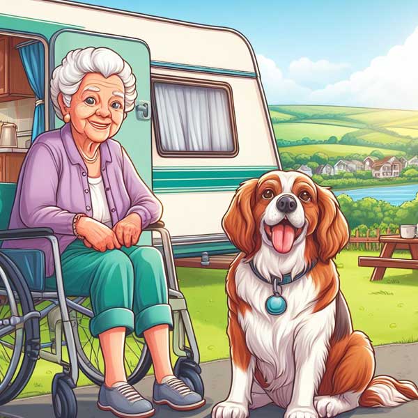 Accidentally damaged caravan owner