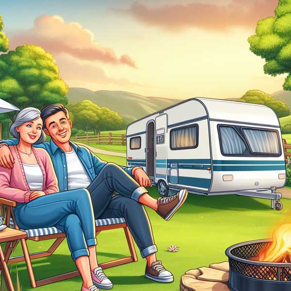 Caravan owners holidaying abroad