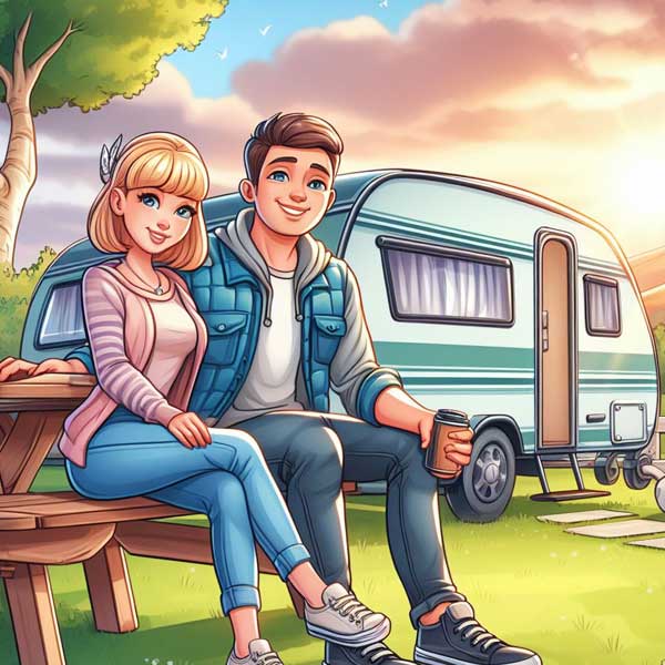 Touring caravan owner