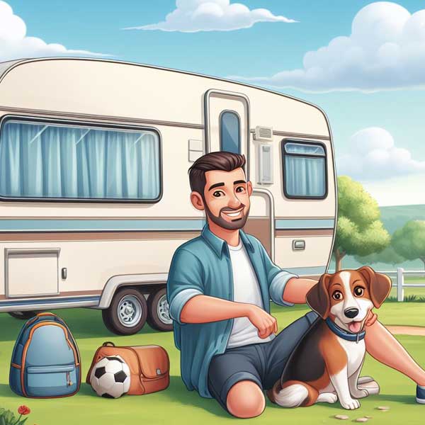 Caravan owner with a criminal record