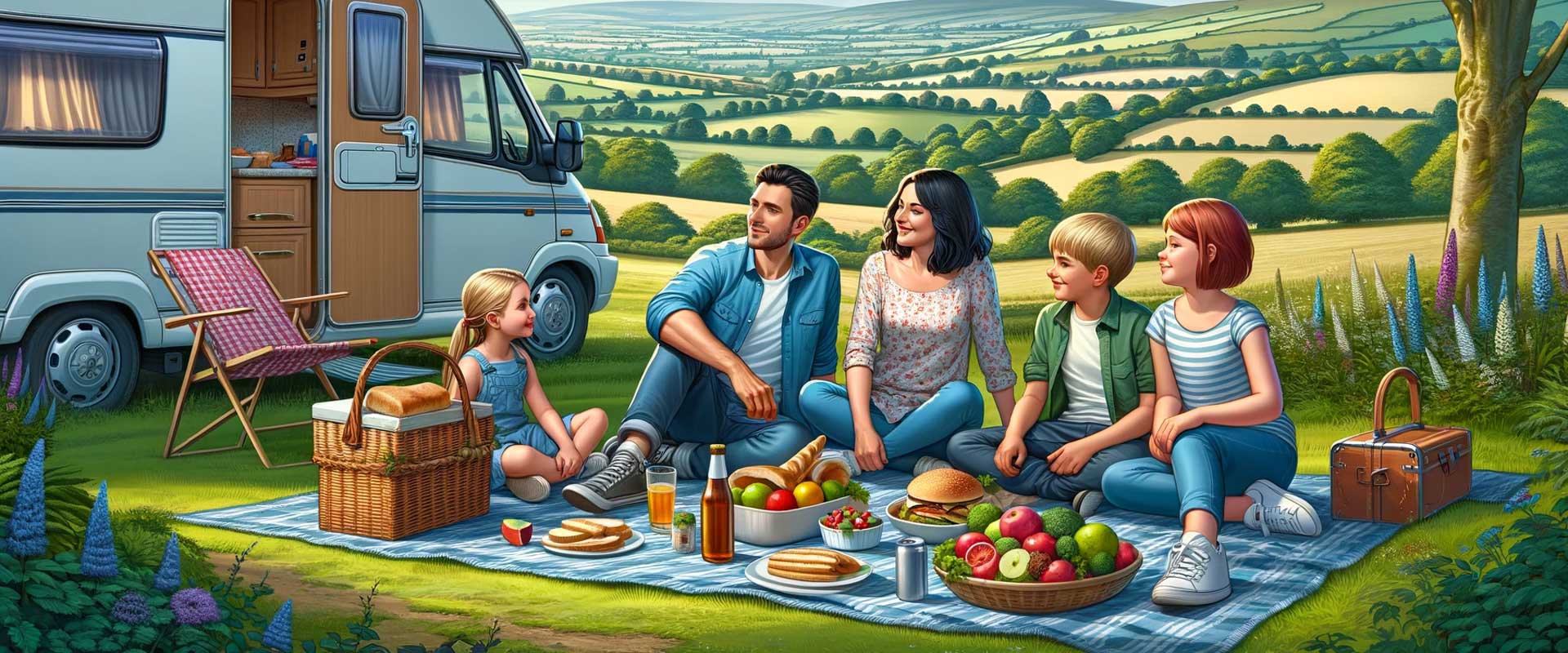 European cover for a caravan