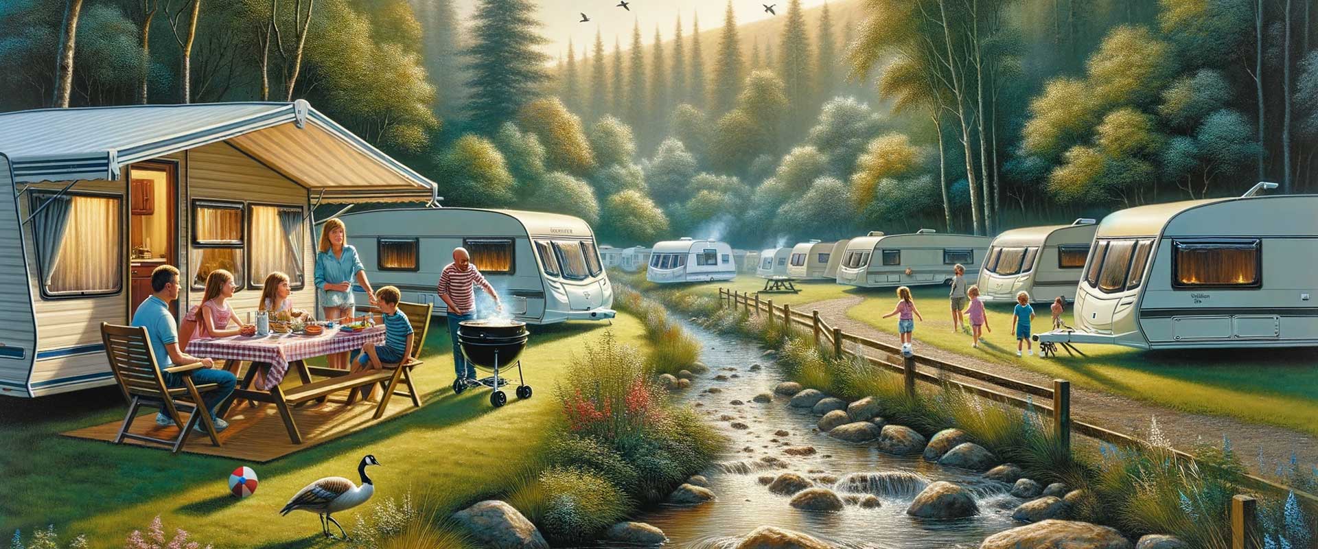 a caravan park