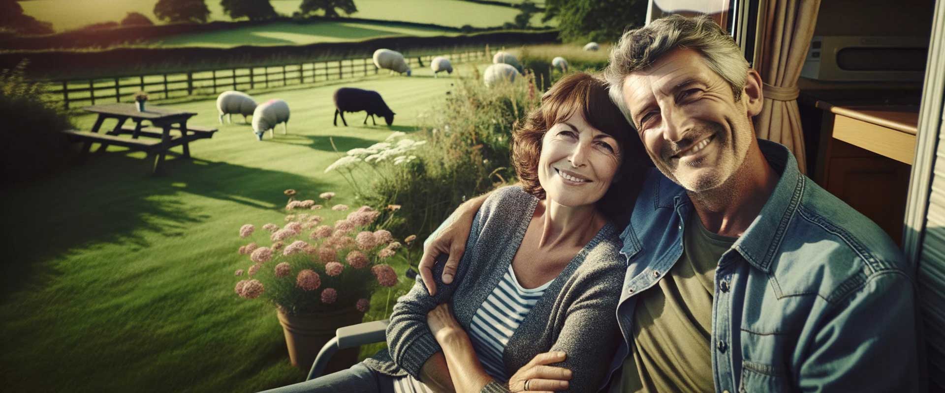 Caravan with motor mover