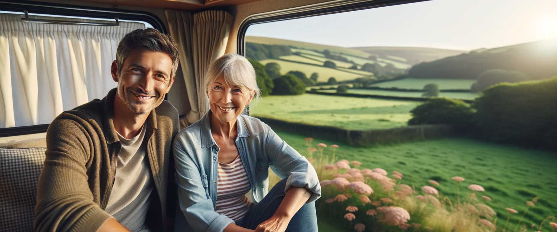 Personal belingings in a caravan